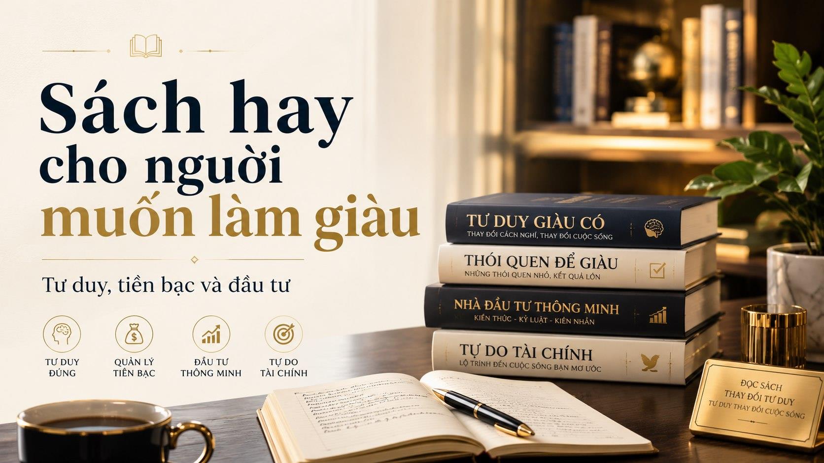 Sách cho người muốn làm giàu: nên đọc gì trước để không ảo tưởng về tiền?