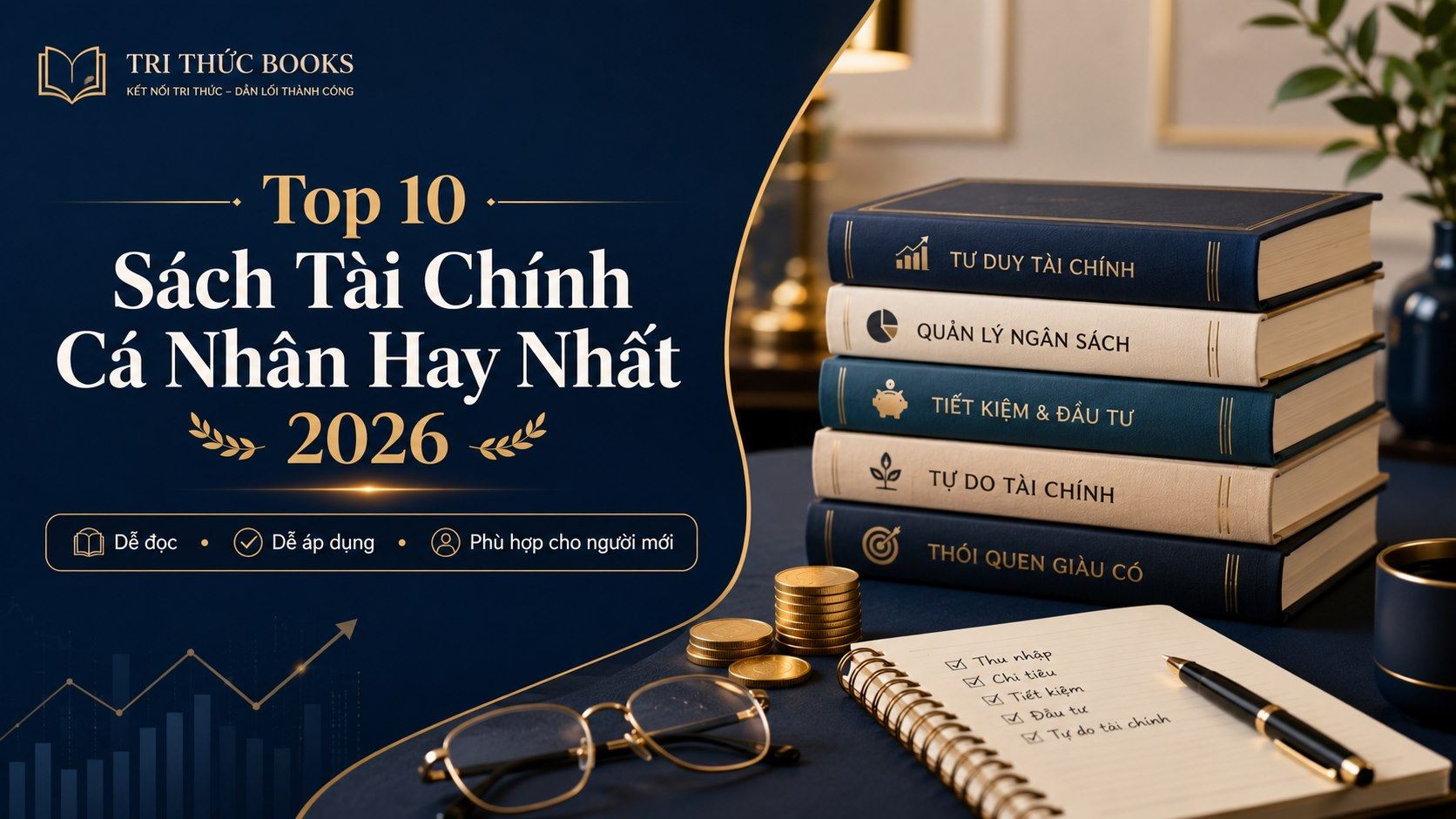 Sách tài chính cá nhân nên đọc: lộ trình từ giữ tiền đến đầu tư tỉnh táo